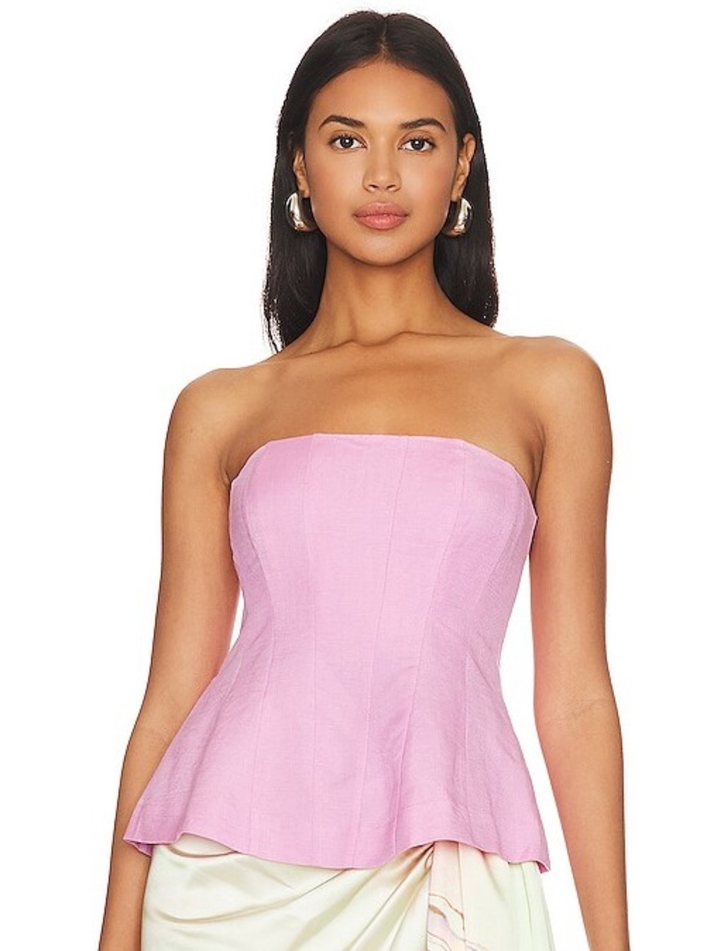 L'ACADEMIE Lorena Top in Bubble Gum Pink